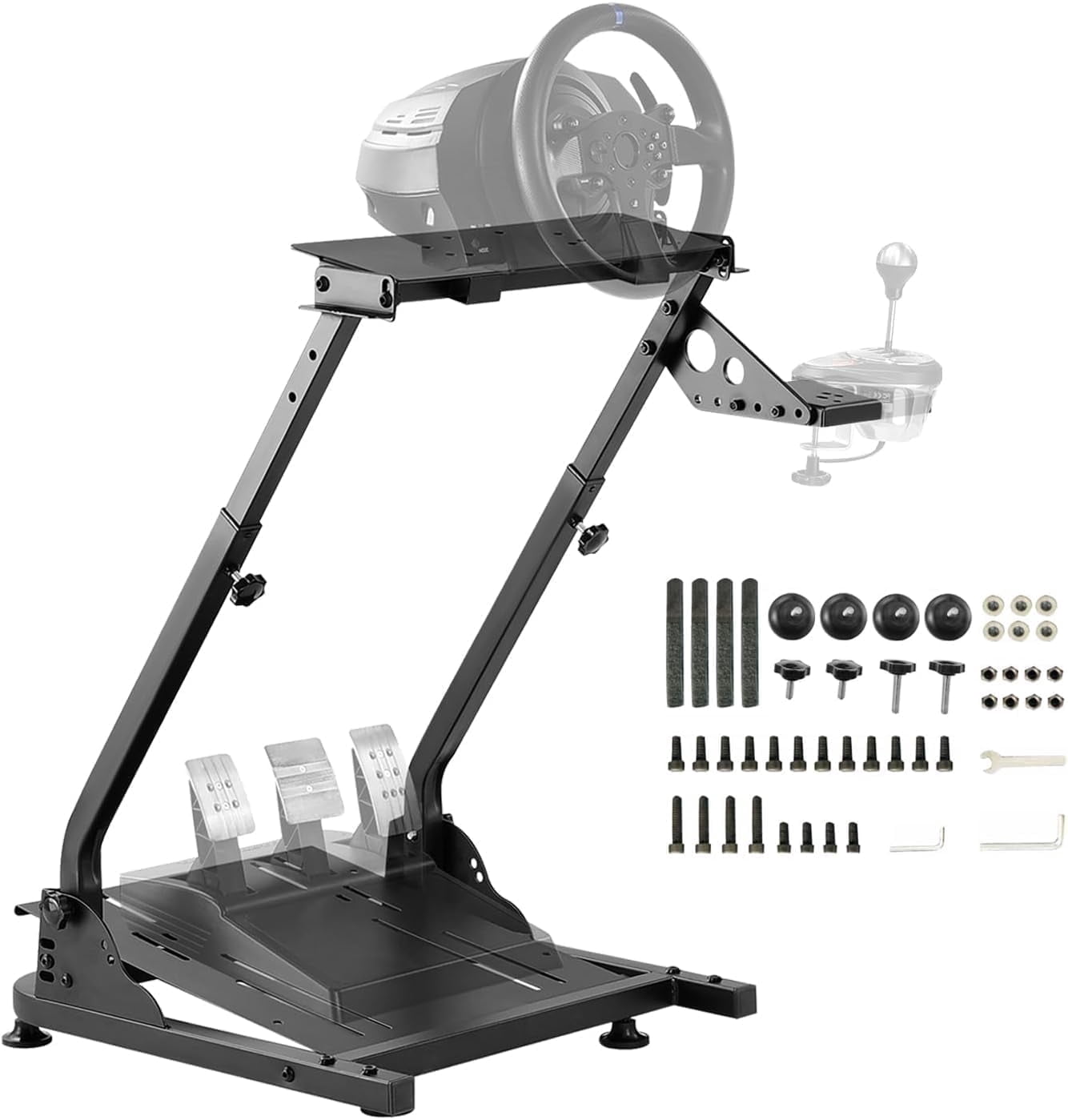SUNDEER Racing Wheel Stand Adjustable & Foldable Compatible with Logitech G920, G25, G27, G29
